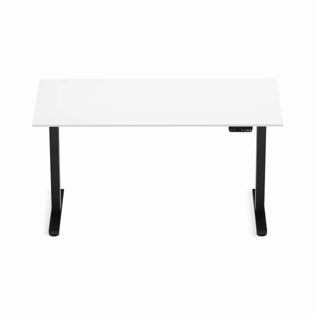 Biurko regulowane z elektryczną regulacją wysokości Control Flex+ 140 LVNSystem Czarny / Biały