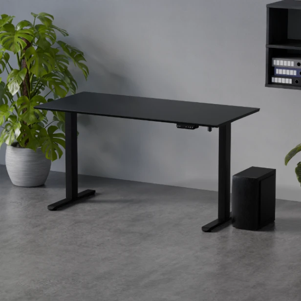 Biurko regulowane z elektryczną regulacją wysokości Control Flex+ 140 Czarny / Czarny LVNSystem