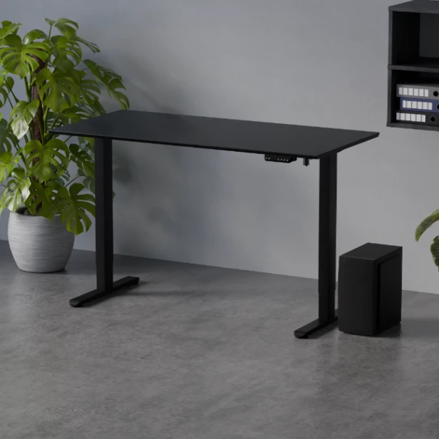 Biurko regulowane z elektryczną regulacją wysokości Control Flex+ 140 Czarny / Czarny LVNSystem