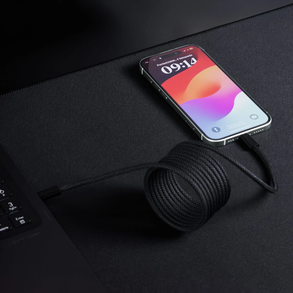 Zestaw 2 Kabli magnetycznych USB-C - USB-C / USB-C - Lightning – w aranżacji wnętrza