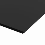 Blat do biurka z podcięciem Desktop Czarny 120 / 138 cm LVNSystem