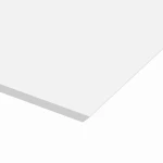 Blat do biurka z podcięciem Desktop Biały 120 / 138 cm LVNSystem