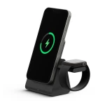 Stacja ładująca 3w1  MagSafe 5000mAh 15W ładowarka bezprzewodowa powerbank indukcyjny LVNSystem 