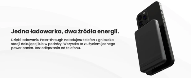 Stacja ładująca, ładowarka indukcyjna, magsafe 5000 mah 15w, ładowarka bezprzewodowa, powerbank indukcyjny LVNSystem