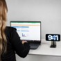 Biurko z elektryczną regulacją wysokości biurko elektryczne Control Pro 120 Biały / Biały