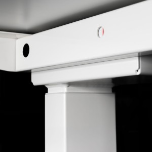 Biurko z elektryczną regulacją wysokości biurko elektryczne Control Pro 120 Biały / Biały