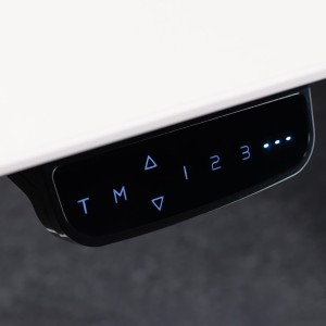 Biurko z elektryczną regulacją wysokości biurko elektryczne Control Pro 120 Biały / Biały