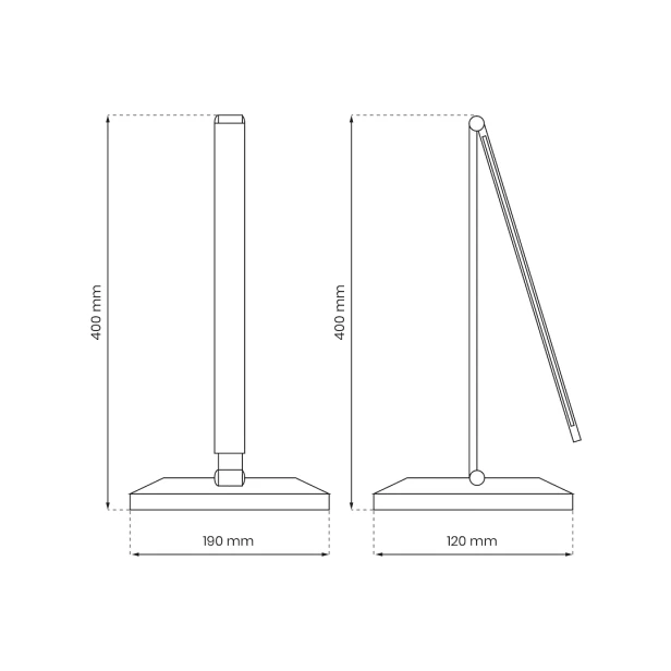 Lampka na biurko Vario White 5W LED LVNSystem