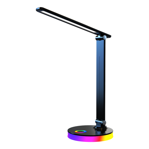 Lampka biurko Bruno Black 5W LED RGB LVNSystem