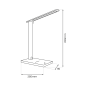 Lampka na biurko Post Black 5W LED LVNSystem