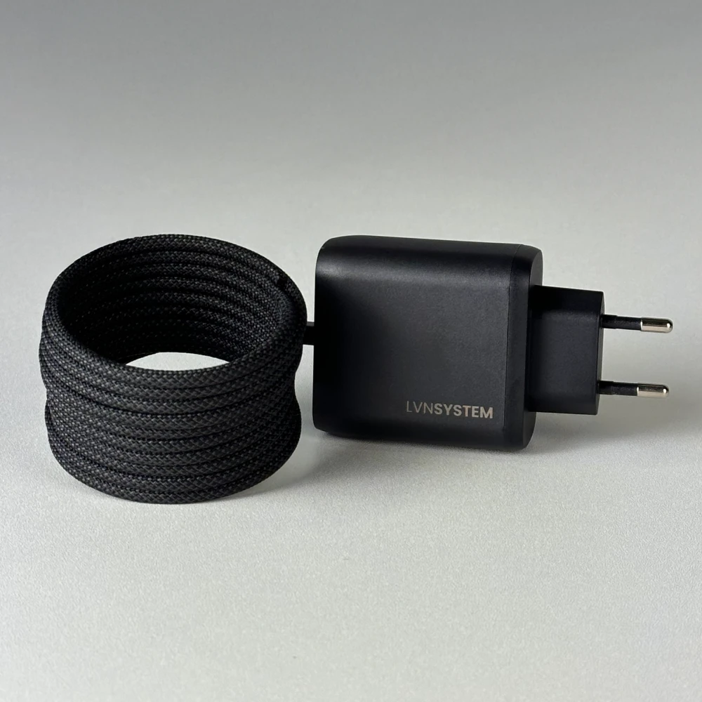 Ładowarka sieciowa GaN 45W PPS USB-C Kabel USB magnetyczny USB-C PD 60W 2m – zdjęcie produktu
