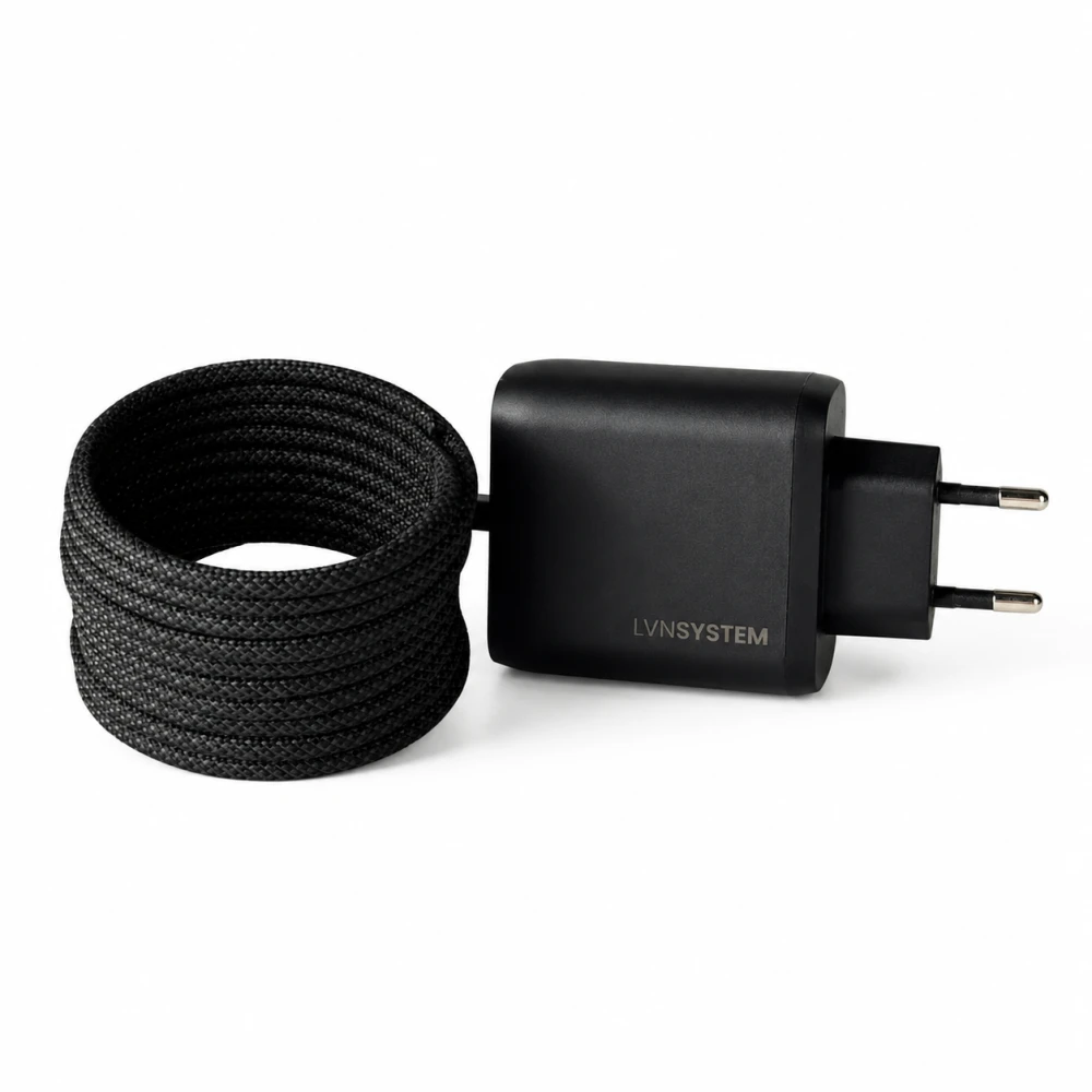Ładowarka sieciowa GaN 45W PPS USB-C Kabel USB magnetyczny USB-C PD 60W 2m – zdjęcie produktu