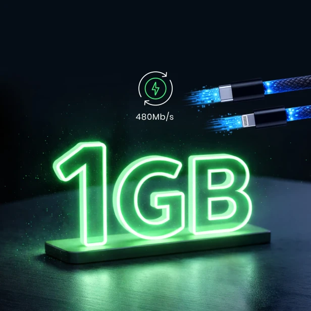 Kabel USB-C – Lightning z transmisją danych 480 Mb/s