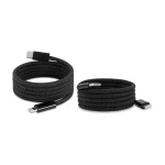 Zestaw 2 Kabli magnetycznych USB-C - Lightning 1m LVNSystem 