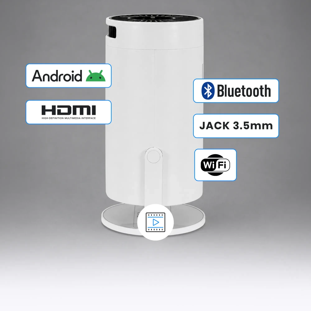 Projektor P720 – Android, HDMI, Bluetooth, Wi-Fi, jack 3,5 mm