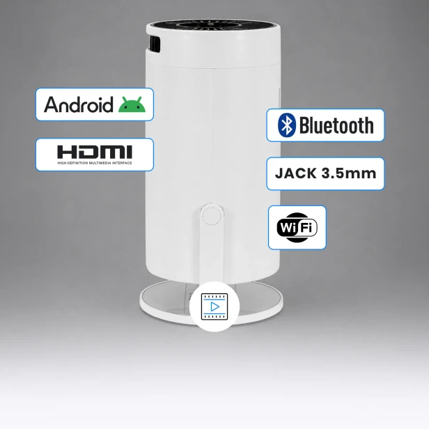 Projektor P720 – Android, HDMI, Bluetooth, Wi-Fi, jack 3,5 mm