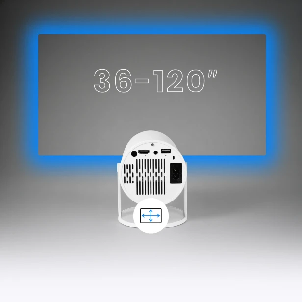 Projektor P720 – obraz od 36 do 120 cali