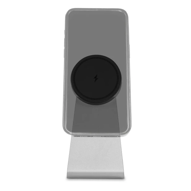 Stojak MagSafe z telefonem – widok z przodu