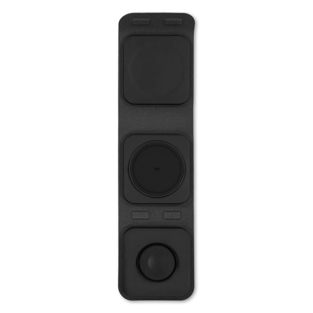 Rozłożona ładowarka MagSafe Wallet 3w1 – widok z góry