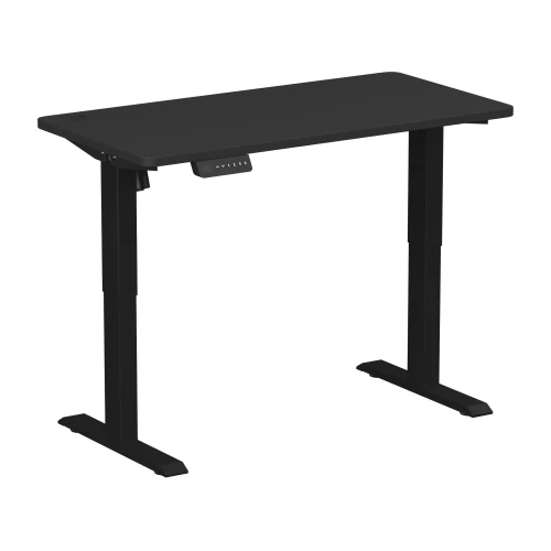 Biurko Control Series 120 czarny – widok z lewej