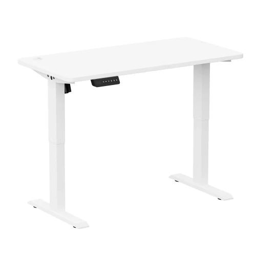 Biurko Control Series 120 biały – widok z lewej