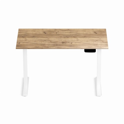 Biurko z elektryczną regulacją wysokości biurko elektryczne Control Pro Biały - Craft Złoty_02