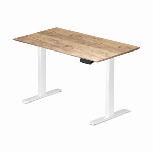 Biurko z elektryczną regulacją wysokości biurko elektryczne Control Pro Biały - Craft Złoty_03