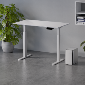 Biurko z elektryczną regulacją wysokości biurko elektryczne Control Pro 120 Biały / Biały