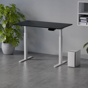 Biurko z elektryczną regulacją wysokości biurko elektryczne Control Pro Biały - Czarny_02
