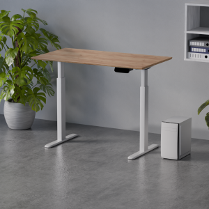 Biurko z elektryczną regulacją wysokości biurko elektryczne Control Pro Biały - Craft Złoty_05