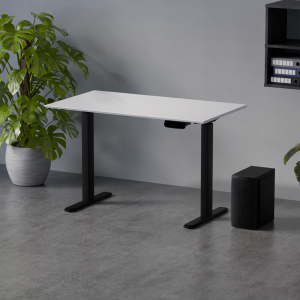 Biurko regulowane elektrycznie biurko z regulacją wysokości Control Pro 120 Czarny - Biały _01