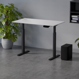 Biurko regulowane elektrycznie biurko z regulacją wysokości Control Pro 120 Czarny - Biały _02