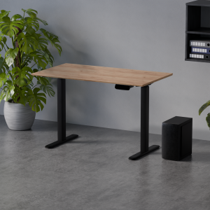 Biurko regulowane elektrycznie biurko z regulacją wysokości Control Pro 120 Czarny - Craft Złoty _04