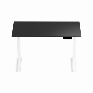 biurko z regulacją wysokości biurko regulowane elektrycznie LVNSYSTEM Control Pro Biały / Czarny _02