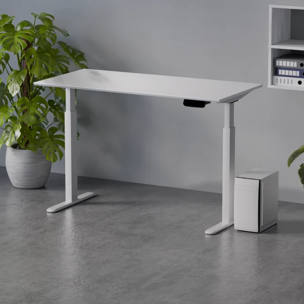 Biurko elektryczne biurko regulowane Control Pro 140 Białe _05