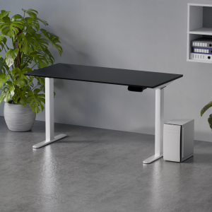 Biurko regulowane elektrycznie biurko z regulacją wysokości Control Pro 140 Biały / Czarny _04