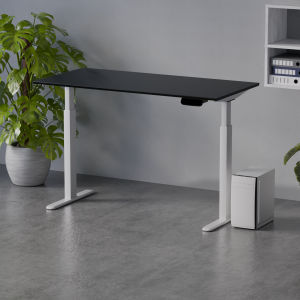 Biurko regulowane elektrycznie biurko z regulacją wysokości Control Pro 140 Biały / Czarny _05