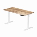 Biurko z elektryczną regulacją wysokości Control Pro 140 Biały / Dąb Craft Złoty _03
