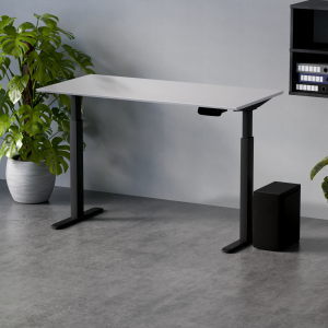 Biurko Control Pro LVNSystem biurko z elektryczną regulacją wysokości 140 Czarny / Biały _05