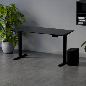 Biurko regulowane elektrycznie biurko z elektryczną regulacją wysokości Control Pro LVNSystem Czarny / Czarny _04
