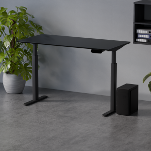Biurko regulowane elektrycznie biurko z elektryczną regulacją wysokości Control Pro LVNSystem Czarny / Czarny _05