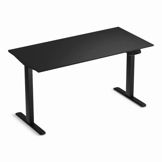 Biurko regulowane elektrycznie biurko z elektryczną regulacją wysokości Control Pro LVNSystem Czarny / Czarny _01
