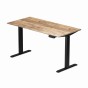 LVNSystem Biurko z elektroniczną regulacją wysokości biurko regulowane Control Pro Czarny / Dąb Craft Złoty _03