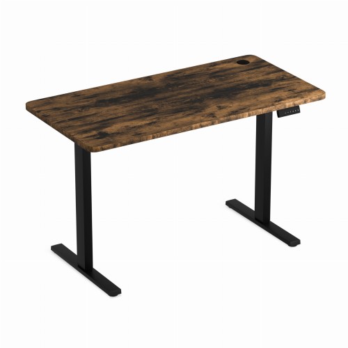 Biurko regulowane elektrycznie biurko z elektryczną regulacją wysokości Control+ Retro Drewno