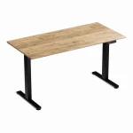 Biurko Control Flex+ 140 Czarny / Dąb Craft Złoty LVNSystem 